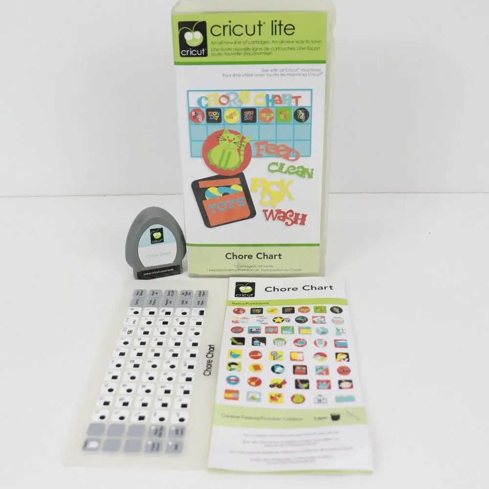 Cricut Chore Chart Cartridge 50 Themed Images 2000169